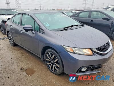 Czwarte zdjęcie samochodu z boku: 2014 HONDA CIVIC EXL VIN:2HGFB2F99EH514729 - miniatura