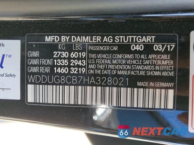 Zdjęcie 12 z 12 samochodu: 2017 MERCEDES-BENZ S 550 VIN:WDDUG8CB7HA328021 - miniatura