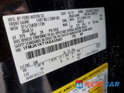 Zdjęcie 13 z 13 samochodu: 2019 FORD EXPEDITION MAX LIMITED VIN:1FMJK1KT1KEA35661 - miniatura