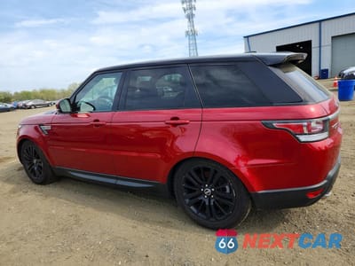 Drugie zdjęcie samochodu z przodu: 2015 LAND ROVER RANGE ROVER SPORT HSE VIN:SALWR2VFXFA507640 - miniatura
