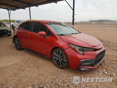 Czwarte zdjęcie samochodu z boku: 2021 TOYOTA COROLLA SE VIN:JTDS4MCEXMJ067328 - miniatura