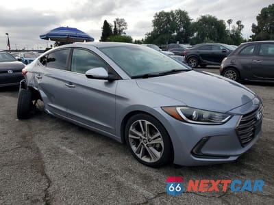 Czwarte zdjęcie samochodu z boku: 2017 HYUNDAI ELANTRA LIMITED VIN:5NPD84LF4HH127897 - miniatura