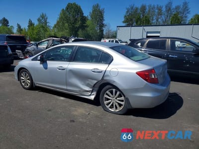 Drugie zdjęcie samochodu z przodu: 2012 HONDA CIVIC EX VIN:19XFB2F88CE345365 - miniatura