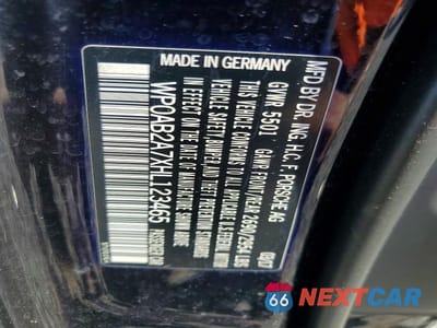 Zdjęcie 12 z 12 samochodu: 2017 PORSCHE PANAMERA 4S VIN:WP0AB2A7XHL123465 - miniatura