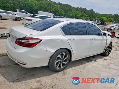 Trzecie zdjęcie samochodu z tyłu: 2016 HONDA ACCORD EX VIN:1HGCR2F06GA060439 - miniatura
