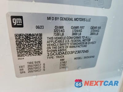 Zdjęcie 12 z 12 samochodu: 2023 CHEVROLET SILVERADO K1500 VIN:1GCUDAED3PZ307045 - miniatura