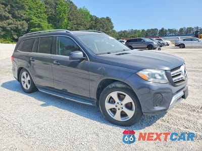 Czwarte zdjęcie samochodu z boku: 2017 MERCEDES-BENZ GLS 450 4MATIC VIN:4JGDF6EE3HA752655 - miniatura