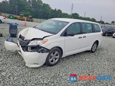 2017 TOYOTA SIENNA L 7-PASSENGER 5TDZZ3DC9HS785677 - główne zdjęcie licytacji z USA - miniatura