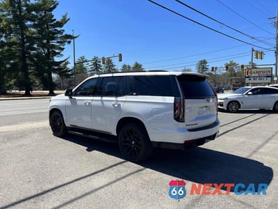 Trzecie zdjęcie samochodu z tyłu: 2021 CADILLAC ESCALADE SPORT PLATINUM VIN:1GYS4GKL8MR476554 - miniatura