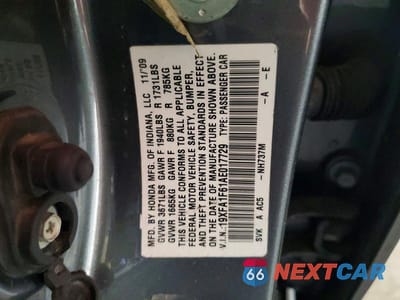 Zdjęcie 12 z 12 samochodu: 2010 HONDA CIVIC LX-S VIN:19XFA1F61AE017729 - miniatura