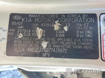 Zdjęcie 13 z 13 samochodu: 2007 KIA SPORTAGE LX VIN:KNDJF724077428972 - miniatura