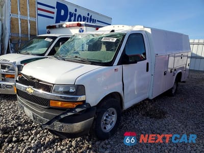2021 CHEVROLET EXPRESS G3500 UTILITY * PRI FLEET * 1GB0GRF73M1307851 - główne zdjęcie licytacji z USA - miniatura