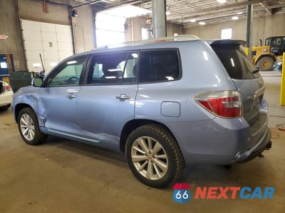 Drugie zdjęcie samochodu z przodu: 2009 TOYOTA HIGHLANDER HYBRID VIN:JTEEW41A492033941 - miniatura
