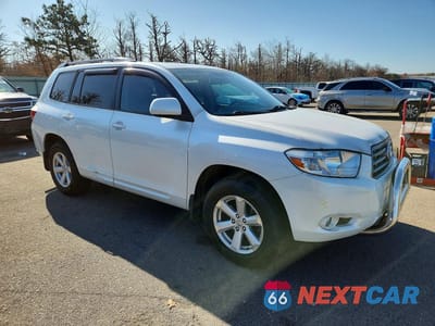 Czwarte zdjęcie samochodu z boku: 2010 TOYOTA HIGHLANDER SE VIN:5TDJK3EH3AS033619 - miniatura