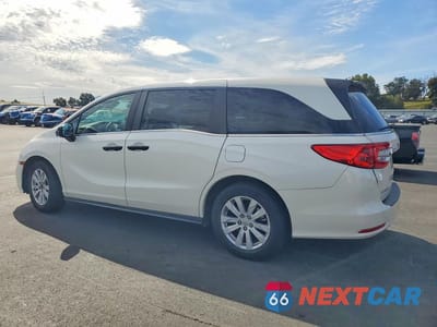Drugie zdjęcie samochodu z przodu: 2019 HONDA ODYSSEY LX VIN:5FNRL6H25KB048458 - miniatura