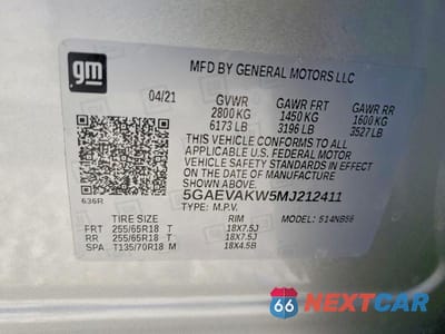 Zdjęcie 13 z 13 samochodu: 2021 BUICK ENCLAVE ESSENCE VIN:5GAEVAKW5MJ212411 - miniatura