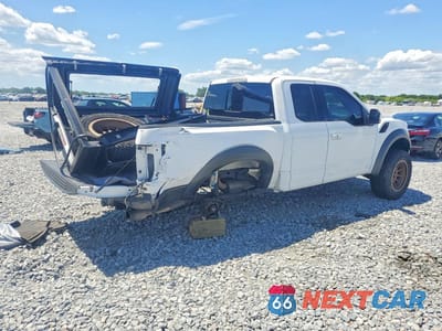 Trzecie zdjęcie samochodu z tyłu: 2018 FORD F150 RAPTOR VIN:1FTEX1RG0JFD39069 - miniatura