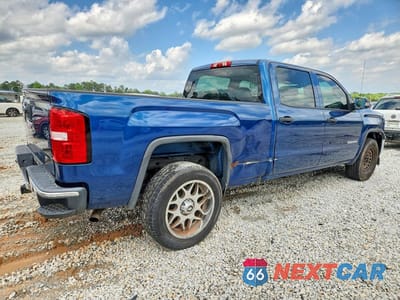 Trzecie zdjęcie samochodu z tyłu: 2018 GMC SIERRA K1500 VIN:3GTU2LEC9JG100434 - miniatura