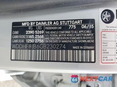 Zdjęcie 12 z 12 samochodu: 2016 MERCEDES-BENZ E 350 4MATIC VIN:WDDHF8JB6GB230274 - miniatura
