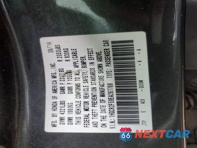 Zdjęcie 12 z 12 samochodu: 2014 HONDA ACCORD SPORT VIN:1HGCR2F59EA267769 - miniatura