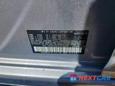 Zdjęcie 12 z 12 samochodu: 2019 SUBARU IMPREZA VIN:4S3GTAA61K3742598 - miniatura