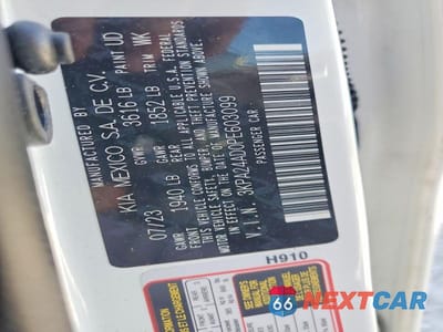 Zdjęcie 12 z 12 samochodu: 2023 KIA RIO S VIN:3KPA24AD0PE603099 - miniatura