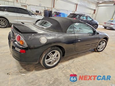 Trzecie zdjęcie samochodu z tyłu: 2003 MITSUBISHI ECLIPSE SPYDER GS VIN:4A3AE45GX3E033305 - miniatura