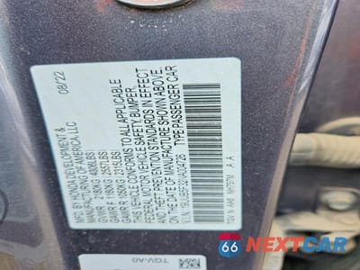 Zdjęcie 12 z 12 samochodu: 2022 ACURA TLX VIN:19UUB5F32NA004726 - miniatura