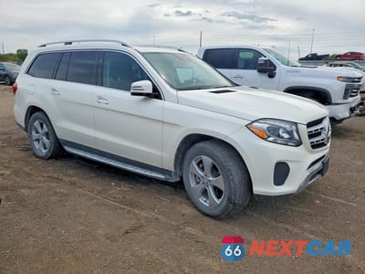 Czwarte zdjęcie samochodu z boku: 2017 MERCEDES-BENZ GLS 450 4MATIC VIN:4JGDF6EE0HA743167 - miniatura