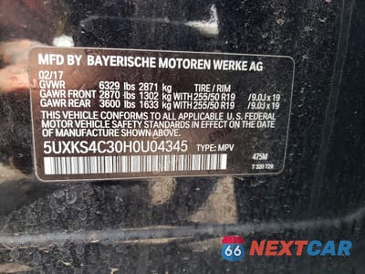 Zdjęcie 13 z 13 samochodu: 2017 BMW X5 XDRIVE35D VIN:5UXKS4C30H0U04345 - miniatura
