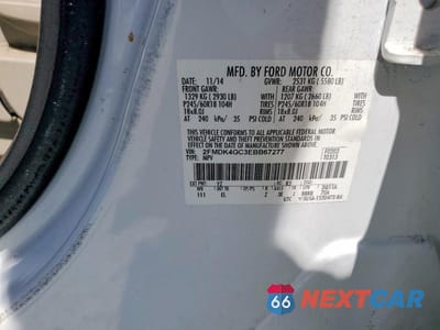 Zdjęcie 13 z 13 samochodu: 2014 FORD EDGE SE VIN:2FMDK4GC3EBB67277 - miniatura