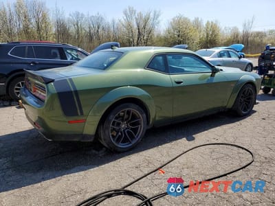Trzecie zdjęcie samochodu z tyłu: 2021 DODGE CHALLENGER R VIN:2C3CDZFJ0MH580278 - miniatura