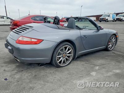 Trzecie zdjęcie samochodu z tyłu: 2006 PORSCHE 911 CARRERA S CABRIOLET VIN:WP0CB29976S766566 - miniatura