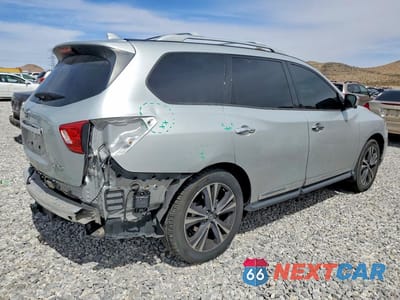 Trzecie zdjęcie samochodu z tyłu: 2020 NISSAN PATHFINDER PLATINUM VIN:5N1DR2DN6LC647123 - miniatura