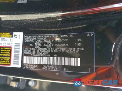 Zdjęcie 13 z 13 samochodu: 2024 TOYOTA GRAND HIGHLANDER PLATINUM VIN:5TDAAAB51RS059939 - miniatura
