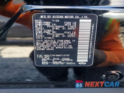 Zdjęcie 13 z 13 samochodu: 2021 INFINITI QX80 LUXE VIN:JN8AZ2AF6M9715797 - miniatura