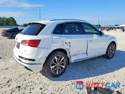 Trzecie zdjęcie samochodu z tyłu: 2021 AUDI Q5 PREMIUM PLUS VIN:WA1BAAFY0M2028670 - miniatura