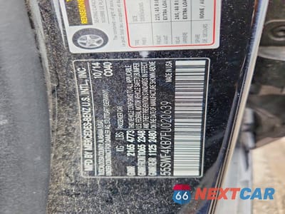Zdjęcie 13 z 13 samochodu: 2015 MERCEDES-BENZ C 300 4MATIC VIN:55SWF4KB7FU020639 - miniatura