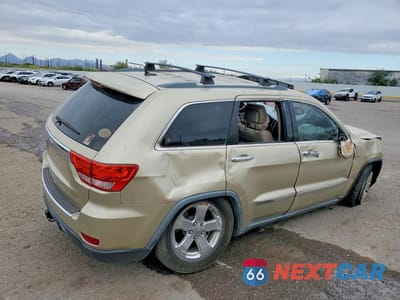 Trzecie zdjęcie samochodu z tyłu: 2011 JEEP GRAND CHEROKEE LIMITED VIN:1J4RR5GT0BC647620 - miniatura