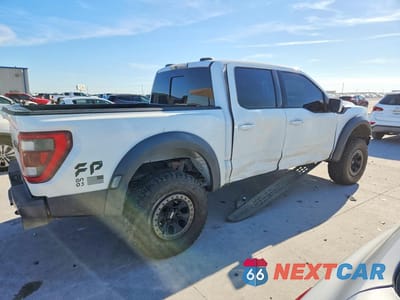 Trzecie zdjęcie samochodu z tyłu: 2022 FORD F150 4WD VIN:1FTFW1RG3NFB25089 - miniatura