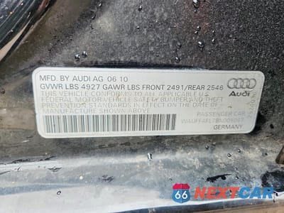Zdjęcie 12 z 12 samochodu: 2011 AUDI A4 PREMIUM PLUS VIN:WAUFFAFL7BN005067 - miniatura