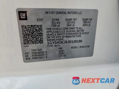 Zdjęcie 13 z 13 samochodu: 2018 CADILLAC ESCALADE PLATINUM VIN:1GYS4DKJ9JR100180 - miniatura