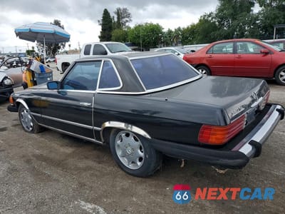Drugie zdjęcie samochodu z przodu: 1985 MERCEDES-BENZ 380 SL VIN:WDBBA45C2FA023989 - miniatura