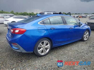 Trzecie zdjęcie samochodu z tyłu: 2018 CHEVROLET CRUZE PREMIER VIN:1G1BF5SM4J7103315 - miniatura