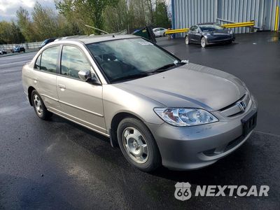 Czwarte zdjęcie samochodu z boku: 2005 HONDA CIVIC HYBRID VIN:JHMES96655S004233 - miniatura