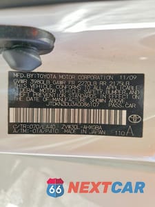 Zdjęcie 13 z 13 samochodu: 2010 TOYOTA PRIUS IV VIN:JTDKN3DU3A0086107 - miniatura