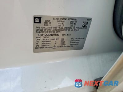 Zdjęcie 12 z 12 samochodu: 2017 GMC YUKON DENALI VIN:1GKS1CKJ5HR213163 - miniatura