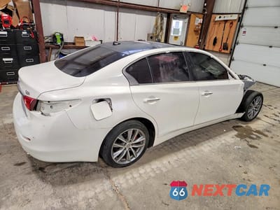 Trzecie zdjęcie samochodu z tyłu: 2016 INFINITI Q50 2.0T VIN:JN1CV7ARXGM250193 - miniatura