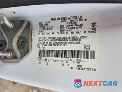 Zdjęcie 13 z 13 samochodu: 2015 FORD TRANSIT CONNECT XLT DELIVERY VAN VIN:NM0LS7F77F1213242 - miniatura