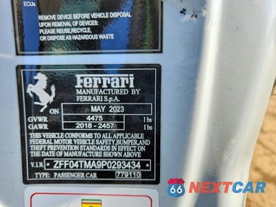 Zdjęcie 13 z 13 samochodu: 2023 FERR 812 COMPETIZIONE VIN:ZFF04TMA9P0293434 - miniatura